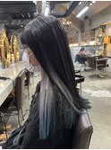 インナー　グラデーション　ライトブルー