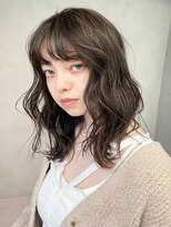 ルネ 北千住(Renee) ハイライトカラー_オルチャンヘア_ダークグレージュ