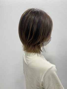 エクラヘア(ECLAT HAIR) ナチュラルバレイヤージュ×くびれヘア