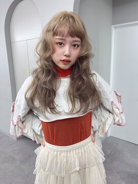 天神美容室 『福岡美容室/ayana』ケアブリーチで作る艶ハイトーン！