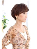 エムスラッシュ アヴェダ 自由が丘(M.SLASH AVEDA)&nbsp;大人ショート/カーキベージュ/マロンベージュ/似合せカット