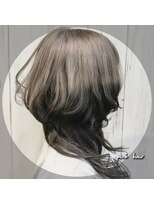 ピヴォヘアー(pivo hair) エンドカラー ハイトーンカラー ピンクグレージュ ウルフ