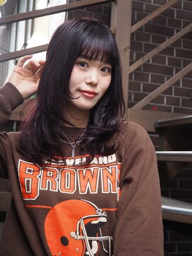 ヘアメイク マルナ 本店(HAIR MAKE MALUNA) 【MALUNA ペコ】秋のとびっきりボルドーカラー×レイヤーカット