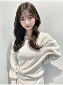 艶感★シースルーバング】韓国ヘア20代30代ウェーブ巻き髪