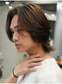メンズボブパーマミディアムパーマスパイラルパーマサーフカール
