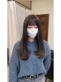 【顔周りカットSayaka】レイヤースタイルを可愛く見せる巻き方↓