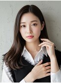 イメチェン/美髪/外ハネボブ/ワイドバング/髪質改善/縮毛矯正
