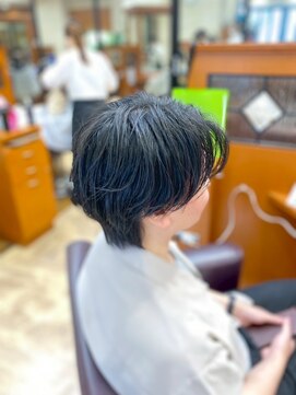 ピュア ポイント 和光店(PURE POINT) 韓国風センターパート/メンズパーマ