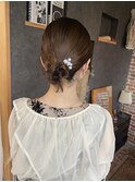 シニヨン/お呼ばれヘア/ヘアセット