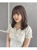 韓国スタイル/透明感カラー/ハイトーン