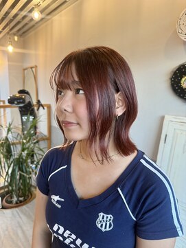 イェスオキナワ(yes okinawa) 赤みのあるオレンジカラー♪