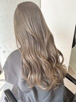 サンクマーケット 渋谷(cinq MARKET) 渋谷ブリーチカラー顔周りレイヤーボブアッシュベージュ30代40代