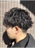 ニュアンスパーマ/ベリーショート/韓国マッシュ/松戸駅/men's