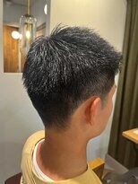 ムーン(moon)&nbsp;MEN’S HAIR/サーフカール/刈り上げセンターパート/武蔵小杉