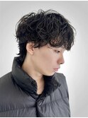 大分シャドウパーマメンズマッシュ波巻きパーマツイストパーマ