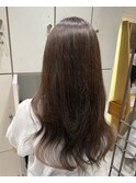 ヘーゼルベージュブリーチなしイルミナカラー×MIHO