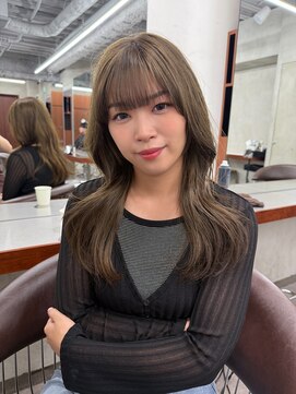 ニコ トウキョウ 渋谷(nico TOKYO) ミディアムレイヤーカット顔周りレイヤーハッシュカット透明感