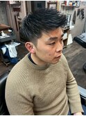 MEN’S HAIR/波巻きツイストスパイラル/リバースセンターパー