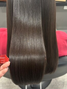 リアンジュ(Rienge)の写真/艶感・手触り・質感をUP♪思わず触れたくなる美髪へ…。トリートメントがセットのお得なクーポン多数◎