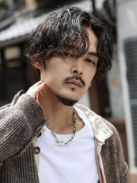 リベル(LIBER) スパイラルパーマ/センターパート/men's/メンズサロン/八王子