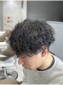 メンズ王道ナチュラル波巻きパーマ