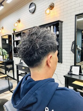 ルッソ 白浜店(LUSSO) 白髪活かしホワイトメッシュ