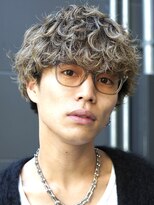 ノードオム 栄(NODE HOMME) 波巻きスパイラル栄レイヤーマッシュスタイル