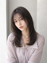 ワゴンバイアフロート(Wagon by afloat)&nbsp;ミディアム×レイヤーカット/顔まわりレイヤー20代30代40代池袋
