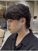フェザーパーマニュアンスパーマ毛流れパーマメンズパーマ
