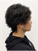 【無造作波巻きスパイラルウルフ】