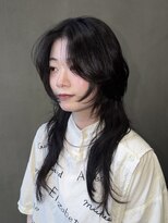 ノラ ヘアーサロン(NORA HAIR SALON)&nbsp;ウルフカットシャギーレイヤーロングレイヤーハッシュカット