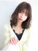 シースルーバング ナチュラルブラウン