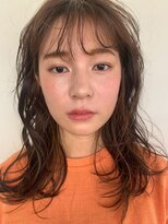 キーダ(KEEDA)&nbsp;久留米【KEEDA】癖毛風セミロング