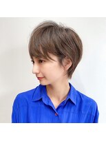 ラナ 渋谷(Lana) 【Gigi渋谷】前髪も大人かわいい韓国風ベージュショートボブ◎