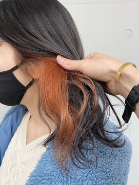 カリーナコークス 原宿 渋谷(Carina COKETH) インナーカラー、イヤリングカラー、ダブルカラー、ケアブリーチ