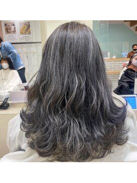 アヴァンス 深井店(AVANCE.) グレイアッシュ×ハイライト