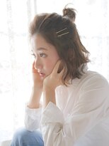 オジコロジ(ojiko.roji)&nbsp;☆月曜営業☆ojiko.roji大人可愛いお団子ハーフアップ