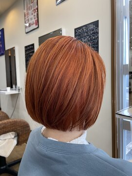 マークス(marks) 大人可愛いボブ　オレンジベージュ