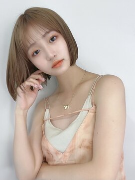 ゲーム 原宿店(GAME) ブロンド/顔周り/オージュア/ダブルカラー/髪質改善/原宿