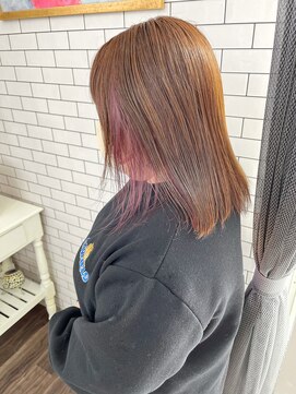 リール(THE RIRE.) ＊THE  RIRE. ベージュブラウン×ピンクラベンダー＊