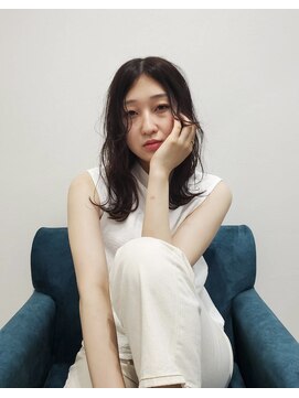 ルシェル 各務原店(le ciel) セミロングヘアスタイル