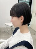 オシャレ切りっぱなしボブ