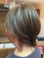 インパークス 草加店(INPARKS)&nbsp;イヤリングカラー×白髪ぼかしハイライト