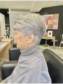 【mod's hair 仙台長町店】グレイヘアショート（越後裕介）