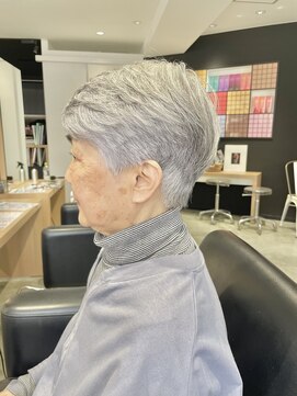 モッズヘア 仙台長町店(mod's hair) 【mod's hair 仙台長町店】グレイヘアショート(越後裕介)