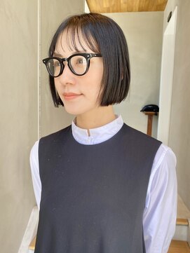 オーリーエトワ 御器所(oorry.etwa) 20代30代黒髪ボブ、ストレートボブナチュラル