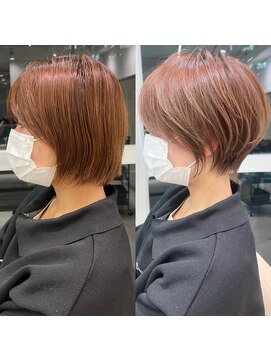 アンド ストーリーズ(&STORIES) ひし形ショート/前下がりショート/絶壁解消30代/40代【橋本】