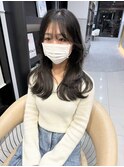 ナチュラルカラー_レイヤーカット_くびれ_シースルーバング