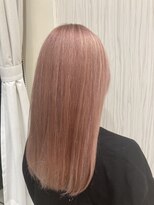 ビス ヘア アンド ビューティー 西新井店(Vis Hair＆Beauty) 大人かわいいハイトーンピンクベージュカラー
