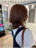 ミディアムレイヤースタイル